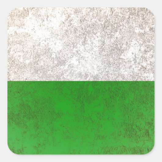 Sachsen Quadratischer Aufkleber (Vorderseite)