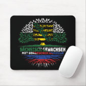 Sachsen Sächsisch Sorbisch Sorben Baum Wurzel Flag Mousepad (Mit Mouse)