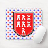Sachsen Zeichen Mousepad (Mit Mouse)
