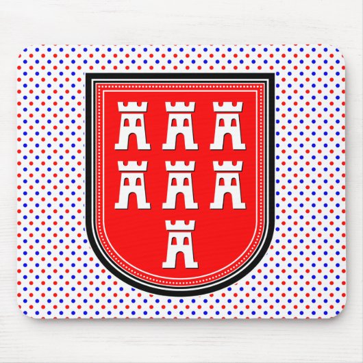 Sachsen Zeichen Mousepad (Vorne)