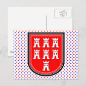 Sachsen Zeichen Postkarte (Vorne/Hinten)