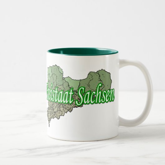 Sachsen Zweifarbige Tasse (Rechts)