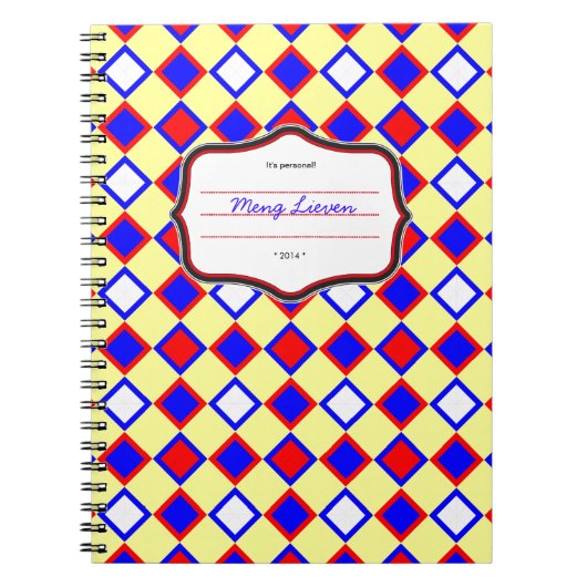 sächsische Farben Notizblock (Vorderseite)