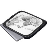 Sächsische Schildtaube 1973 Laptopschutzhülle (Vorne Knopf)