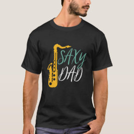 Sächsischer Vater Funny Saxophone Pater T-Shirt