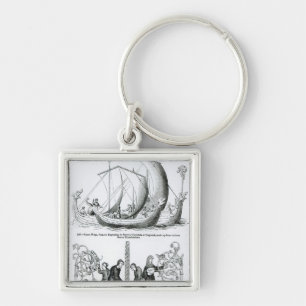 Sächsisches Schiff Schlüsselanhänger