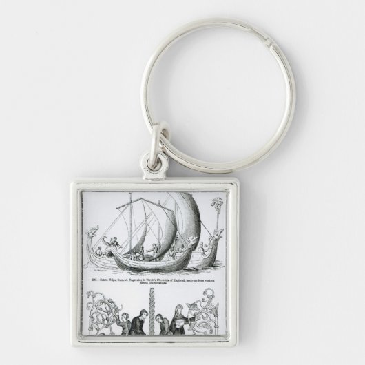 Sächsisches Schiff Schlüsselanhänger (Vorne)