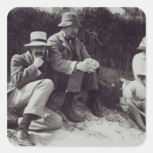 Sächsisches Sydney Turner, Clive Bell und Quadratischer Aufkleber