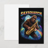 Sachsquatch Dankeskarte (Vorne/Hinten)