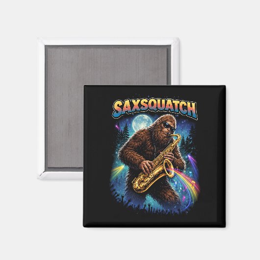Sachsquatch Magnet (Vorderseite/Rückseite)