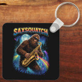 Sachsquatch Schlüsselanhänger (Rückseite)
