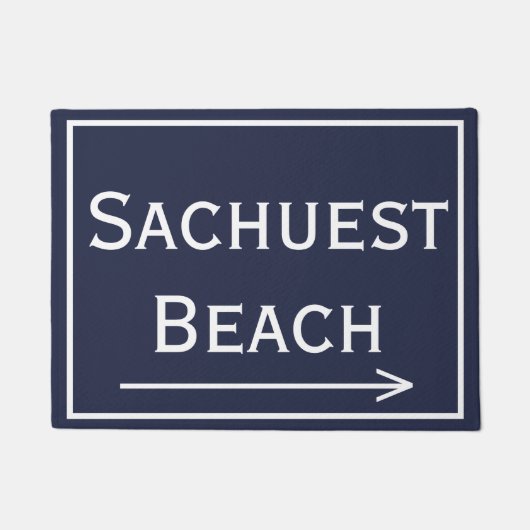 Sachuest Second Beach Newport RI Doormat Fußmatte (Vorderseite)
