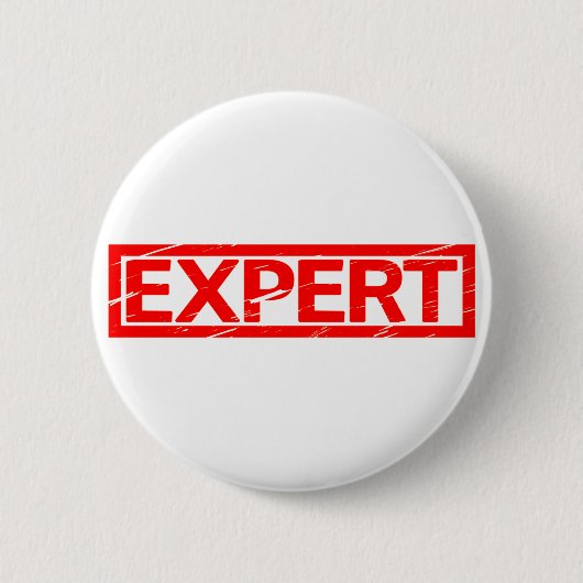 Sachverständige Briefmarke Button (Vorderseite)