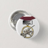 Sachverständiger Antiair Medaillenknopf Button (Vorne & Hinten)