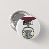 Sachverständiger Sappermedaillenknopf Button (Vorne & Hinten)