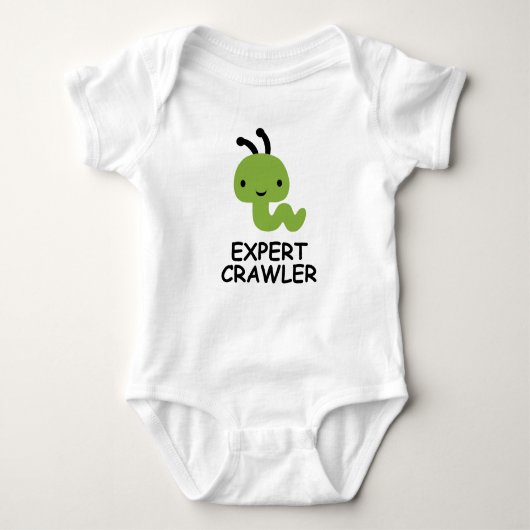 Sachverständiges Raupenzollwurm-KinderShirt Baby Strampler (Vorderseite)