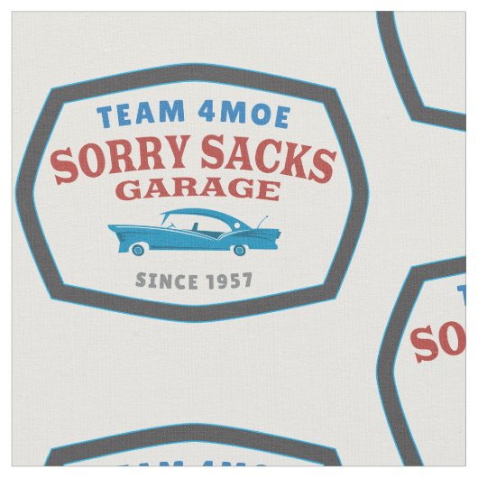 Sack-Garagen-Gewebe des Team-4Moe trauriges Stoff (Nahaufnahme)