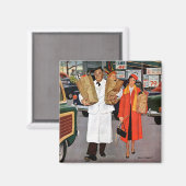 Sack gefüllt mit Ärger Magnet (Vorderseite/Rückseite)