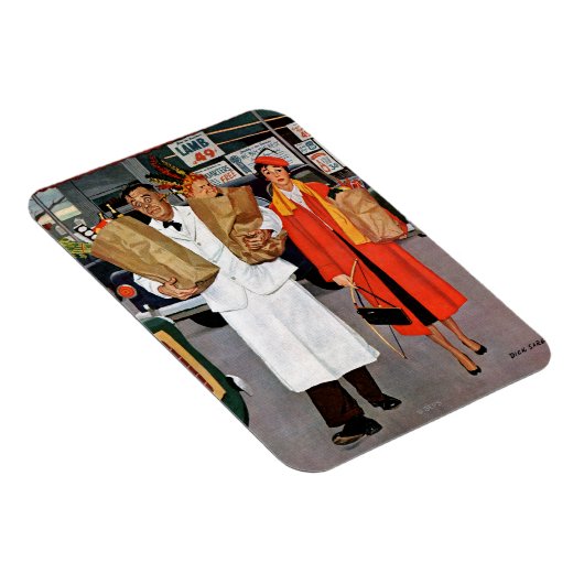 Sack gefüllt mit Ärger Magnet (Rechte Seite)