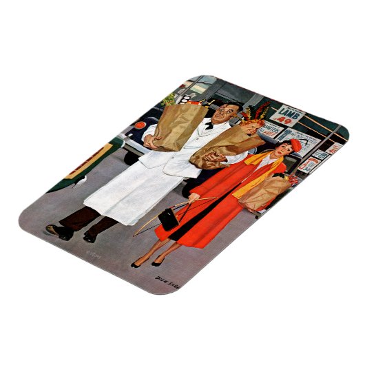 Sack gefüllt mit Ärger Magnet (Linke Seite)