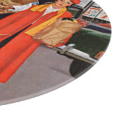 Sack gefüllt mit Ärger Schneidebrett (Ecke)