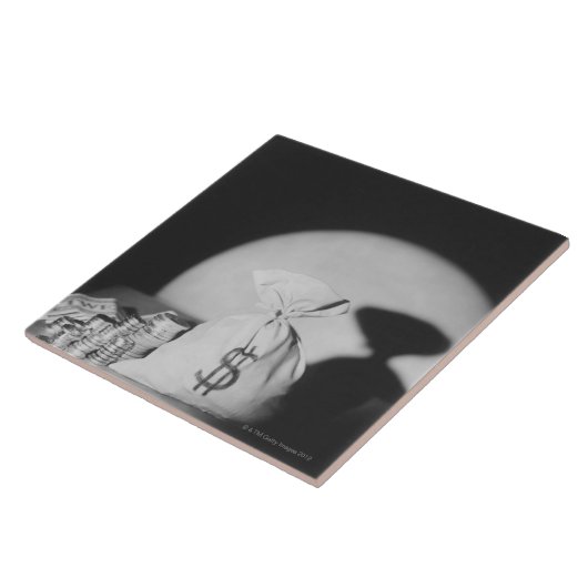 Sack Geld Fliese (Seite)