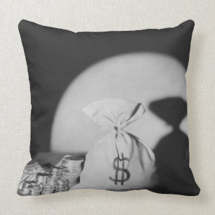 Sack Geld Kissen