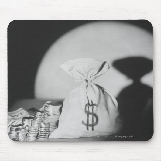 Sack Geld Mousepad (Vorne)