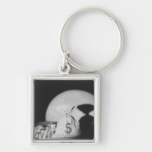 Sack Geld Schlüsselanhänger