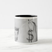 Sack Geld Zweifarbige Tasse (Mittel)