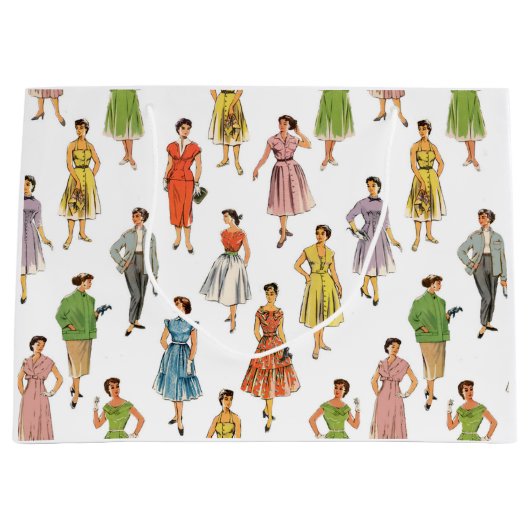 Sack Geschenk Rückmethode 50 Große Geschenktüte (Vorderseite)