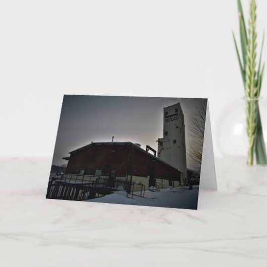 "Sack House" Weihnachtskarte Karte (Vorderseite)