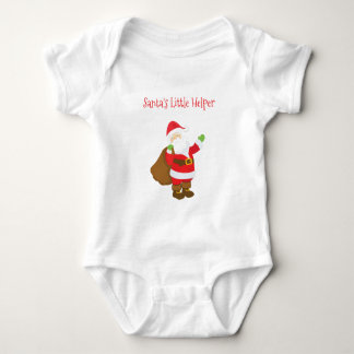 Sack mit Geschenken von Santas kleinem Helfer Fröh Baby Strampler