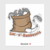 Sack Sacabambaspis Vinyl Sticker (Blatt)