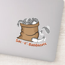 Sack Sacabambaspis Vinyl Sticker