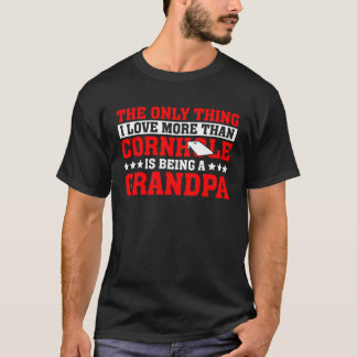 Sack Toss Corn Hole Spiel für einen Cornhole Opa T-Shirt