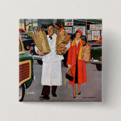 Sack voll Problem Button (Vorderseite)