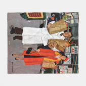 Sack voll Problem Fleecedecke (Vorderseite (Horizontal))