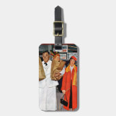 Sack voll Problem Gepäckanhänger (Vorderseite vertikal)