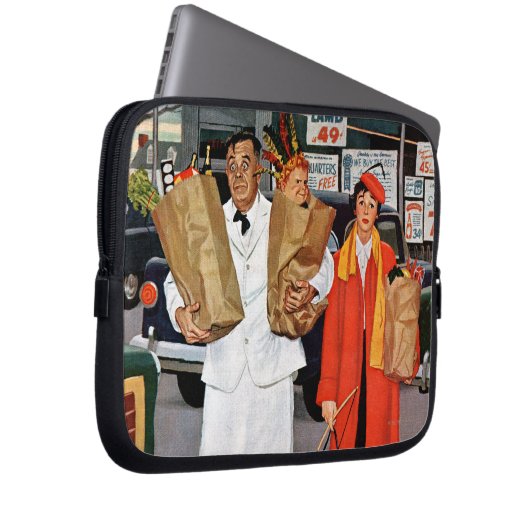 Sack voll Problem Laptopschutzhülle (Vorne Rechts)