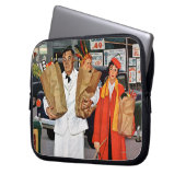 Sack voll Problem Laptopschutzhülle (Vorderseite Links)