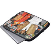 Sack voller Ärger Laptopschutzhülle (Vorne Knopf)