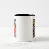 Sack voller Ärger Zweifarbige Tasse (Mittel)