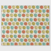 Säcke aus Wollgarnmuster Geschenkpapier (Flach)