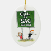 Sackgasse: Diese Ausgangsverzierung Keramik Ornament (Vorne)