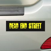 Sackgasse-Straße Autoaufkleber (Auf Auto)