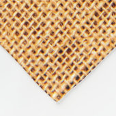 Sacktuchtextur für Hintergrund Fleecedecke (Ecke)