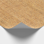 Sacktuchtextur für Hintergrund Geschenkpapier (Ecke)