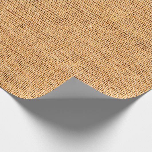 Sacktuchtextur für Hintergrund Geschenkpapier (Ecke)