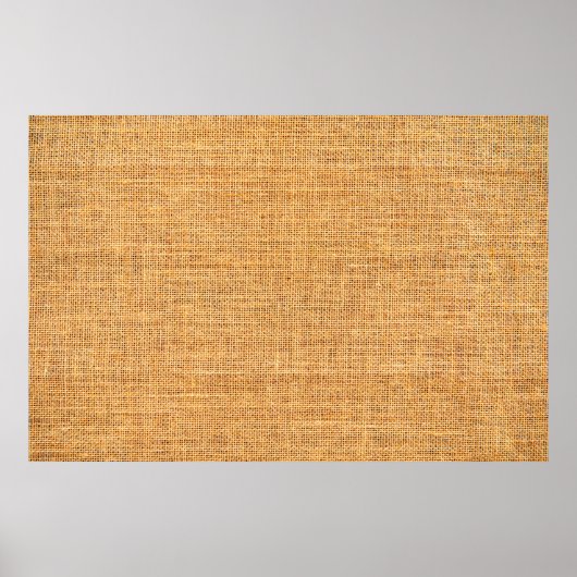 Sacktuchtextur für Hintergrund Poster (Vorne)